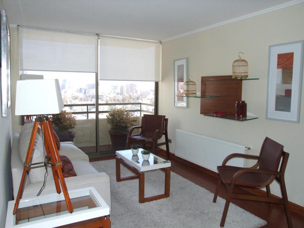 Bellavista Departamento Amoblado Lägenhet Santiago de Chile Rum bild